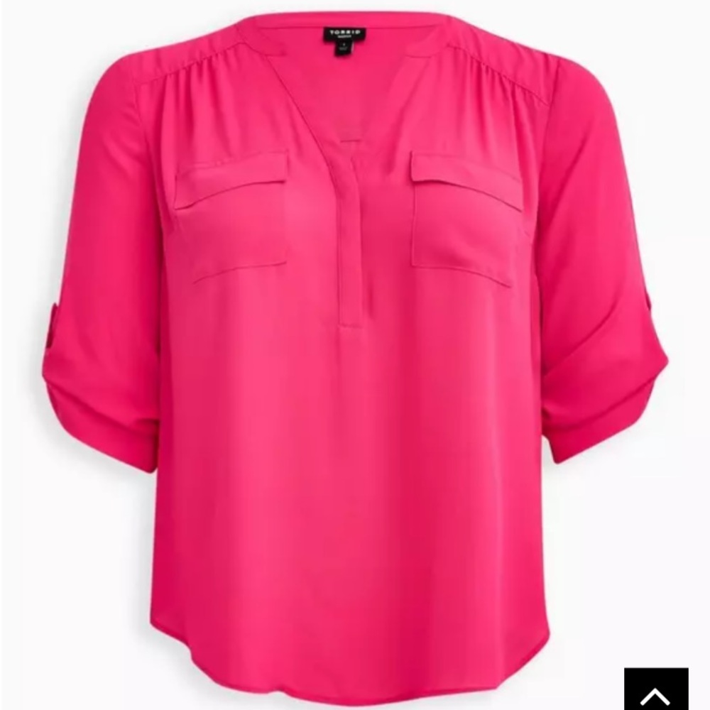 Torrid Harper 3/4 sleeve pullover C3